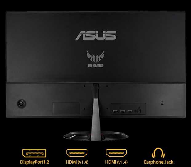 Conectividad Asus TUF Gaming VG249Q1R