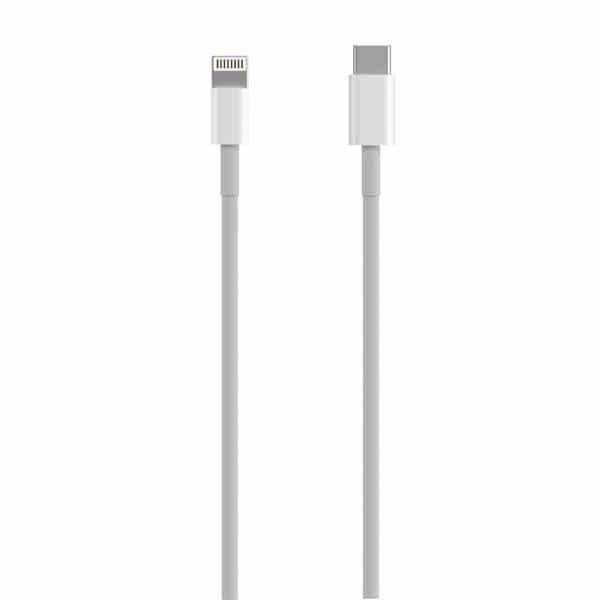 Aisens  Cable Lightning a USB tipo C blanco 1 metros