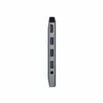 Aisens ASUC9P001GR  HDMI  3x USB  RJ45  Audio  Lector Tarjetas  USBC  MicroSD  USB Dock