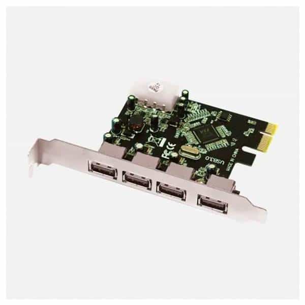 Approx APPPCIE4 Tarj PCIE 4 Ptos USB30  Controladora