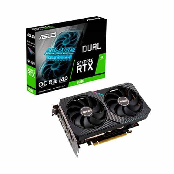 Asus Dual GeForce RTX 3060 OC 8GB GDDR6  Tarjeta Gráfica Nvidia