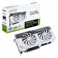 Asus Dual GeForce RTX 4070 Super OC 12GB White GDDR6X DLSS3 - Tarjeta Gráfica Nvidia
