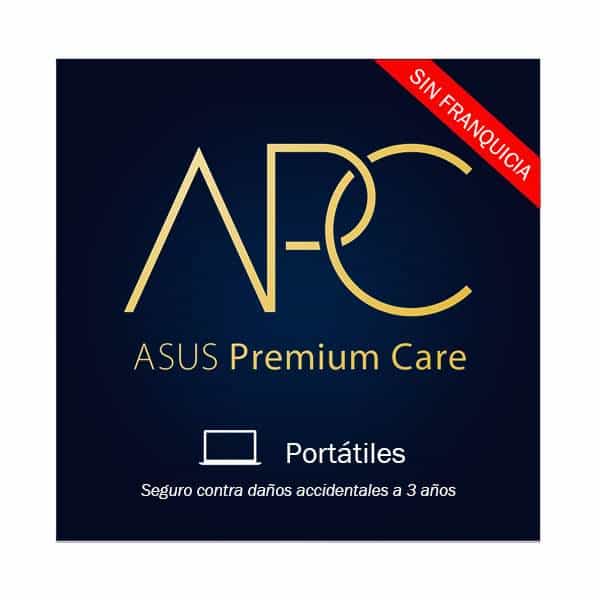 ASUS APC Seguro contra daños accidentales  Cobertura 3 años para portátiles ASUS Expert Series