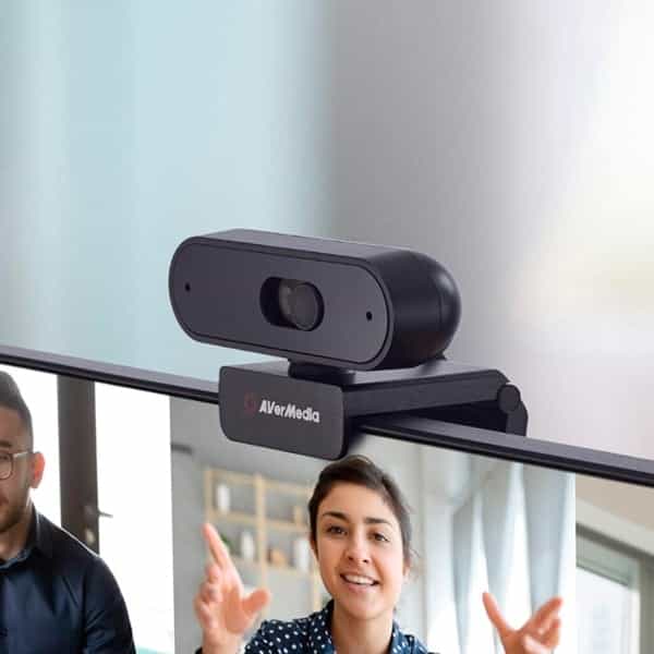 Avermedia PW310P  FullHD Negra  Webcam