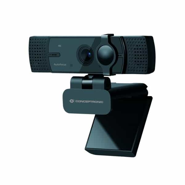 Conceptronic AMDIS08B 4K con Enfoque Automático y Doble Micrófono  Webcam