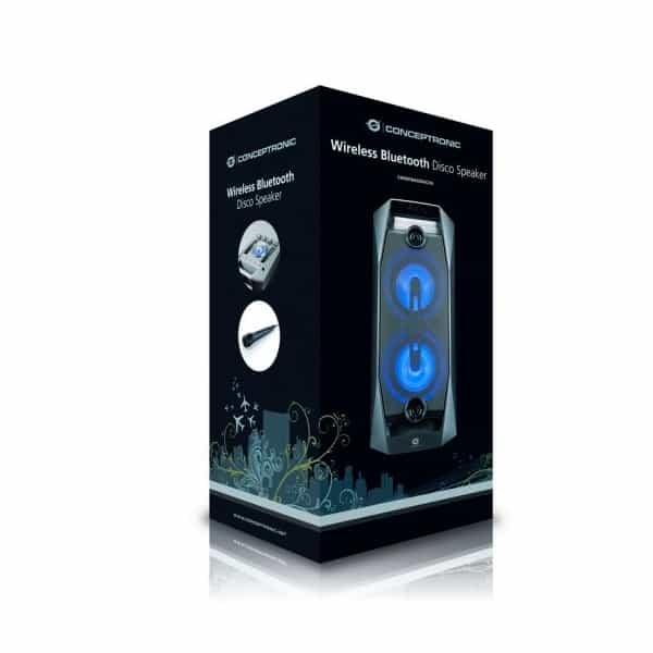 Conceptronic Disco 20W bluetooth gris Altavoz