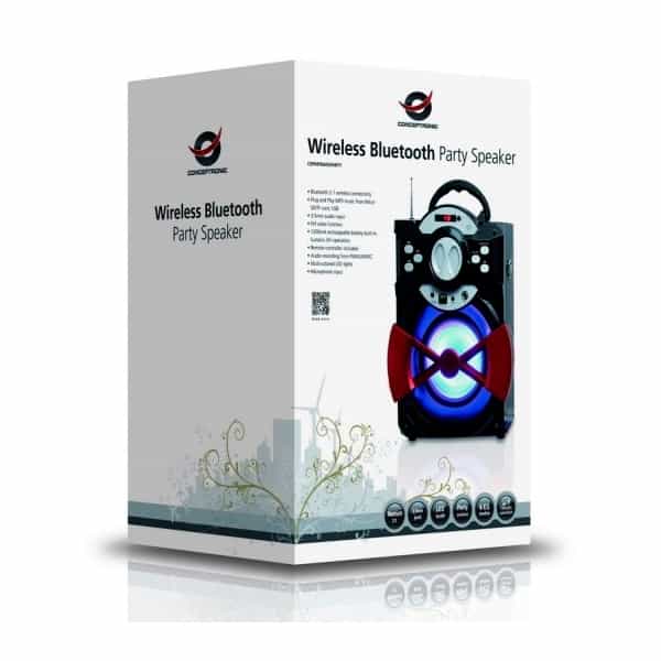 Conceptronic CSPKBTBASSPARTY BT Micro SD  Altavoz