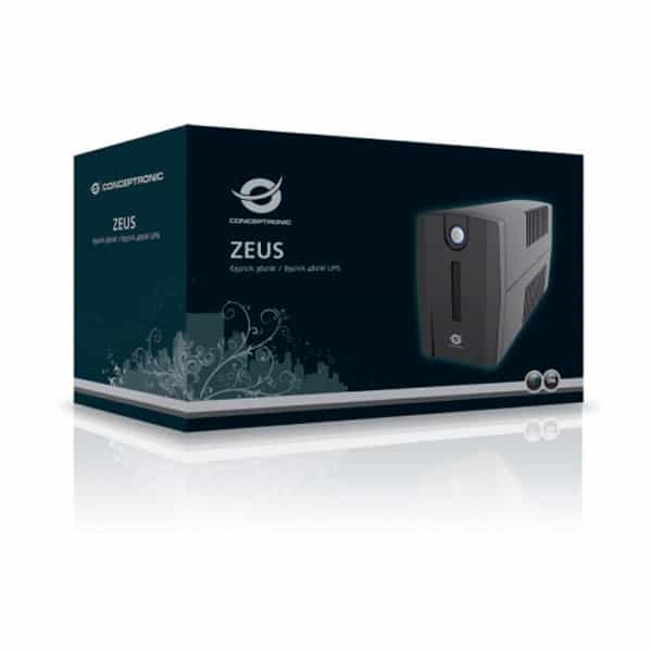 Conceptronic SAI ZEUS 02E 850VA USB Protección LAN  SAI