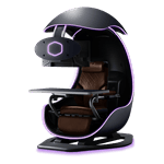Cooler Master Orb X  Estación de juego multipropósito inmersiva Soporte Singlebox Negro Universo