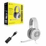 Corsair HS55 Surround White   Auriculares