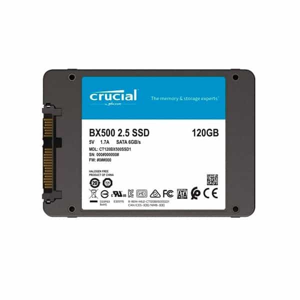 Crucial BX500 SATA 25 120GB  Disco Duro SSD