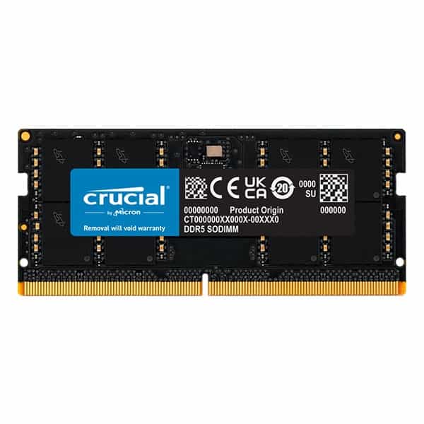 Crucial DDR5 32GB 4800MHz CL40 SO DIMM Memoria RAM