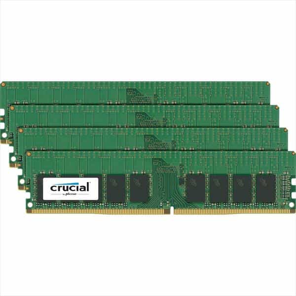 Crucial DDR4 2133Mhz 64GB 4 x 16GB DIMM ECC 2RX8  RAM