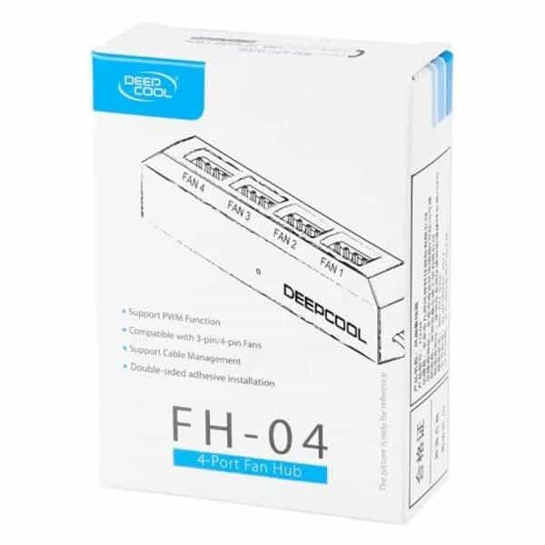 Deepcool FH04 negro  Fan HUB