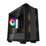 Deepcool CC360 ARGBcon cristal templado Black MATX  Caja