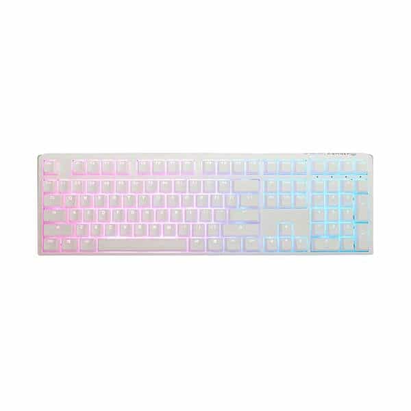 Ducky ONE 3 Classic FullSize Pure White Hotswappable MXSilver RGB PBT  Teclado