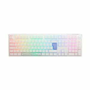 Ducky ONE 3 Classic FullSize Pure White Hotswappable MXSilent Red RGB PBT  Teclado