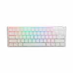 Ducky ONE 3 Classic Mini 60 Pure White Hotswappable MXBrown RGB PBT  Teclado