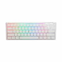 Ducky ONE 3 Classic Mini 60 Pure White Hotswappable MXSilent Red RGB PBT  Teclado