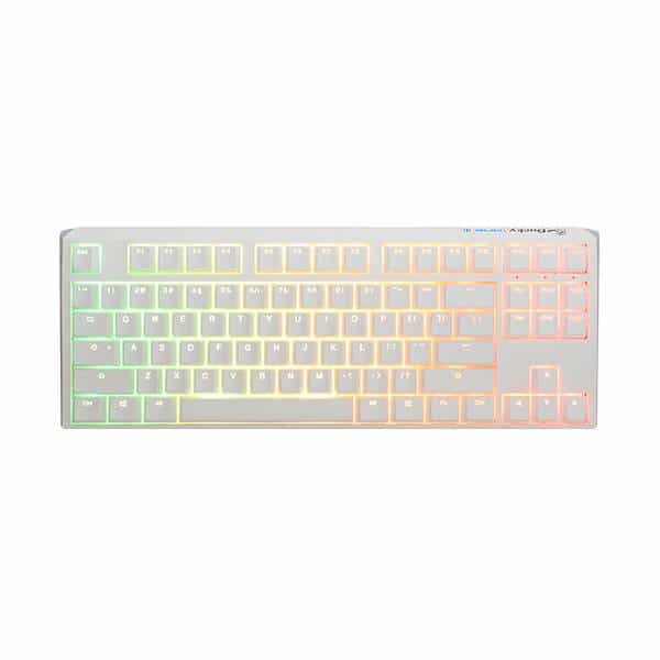 Ducky ONE 3 Classic TKL Pure White Hotswappable MXSilver RGB PBT  Teclado