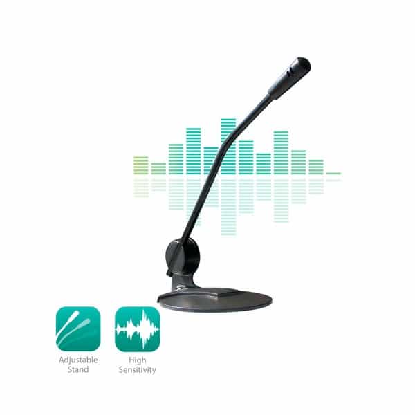 Ewent EW3550 Micrófono Multimedia Negro