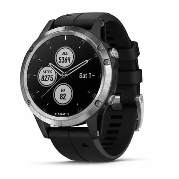 Garmin Fenix 5 Plus PlataNegro  Smartwatch