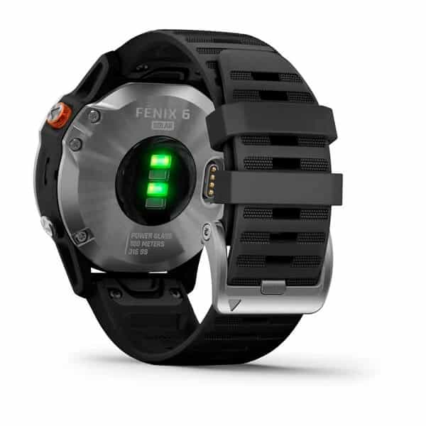 Garmin Fénix 6 Solar Plata  Negro  Smartwatch