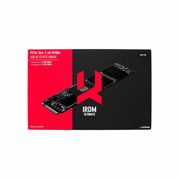 GOODRAM IRDM Ultimate M2 PCIe NVMe 120GB  Adaptador