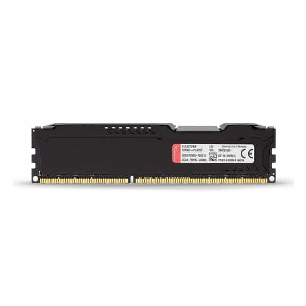 HyperX Fury Black DDR3 1600Mhz 4GB  Memoria RAM