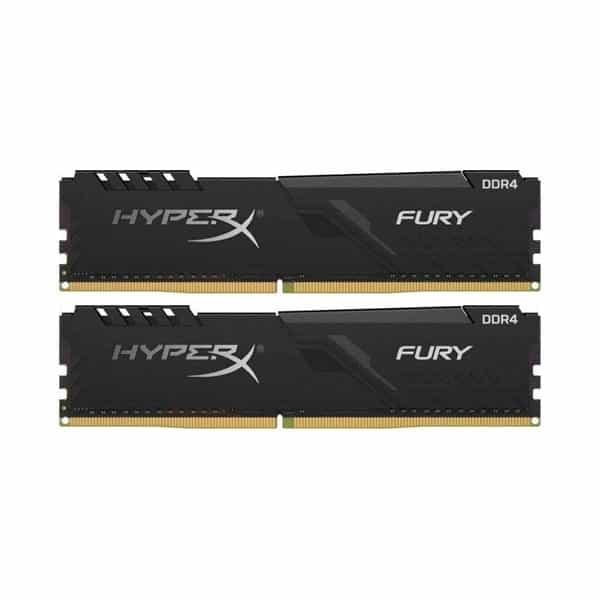 HyperX Fury Black DDR4 2400MHz 16GB 2x8 CL15  Memoria RAM