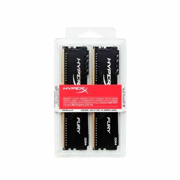 HyperX Fury DDR4 2666Mhz 16GB 2x8  Memoria RAM