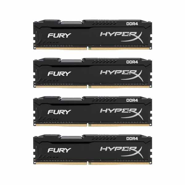 HyperX Fury DDR4 2666Mhz 32GB 4x8  Memoria RAM