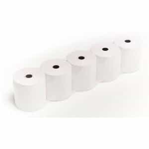 Iggual Pack 5 Rollos de papel Termico sin BPA 80X80 mm  Papel