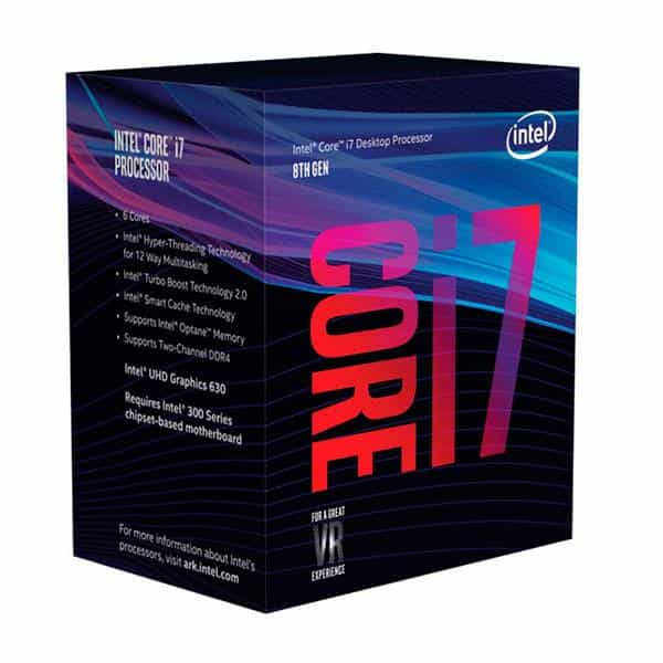 Intel Core i7 8700K 470Ghz 6 Nucleos  Procesador