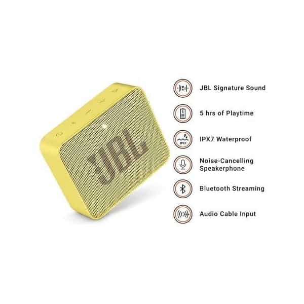 JBL GO 2 Bluetooth Amarillo  Altavoz