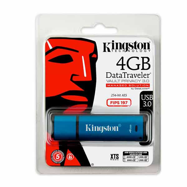 Kingston DataTraveler Vault Privacy 4GB USB 30  PenDrive
