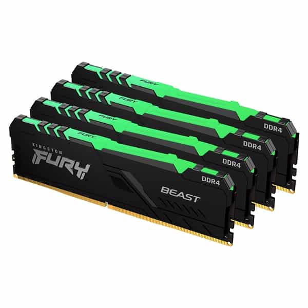 Kingston Fury Beast DDR4 32GB4x8 2666MHZ CL16  Memoria RAM