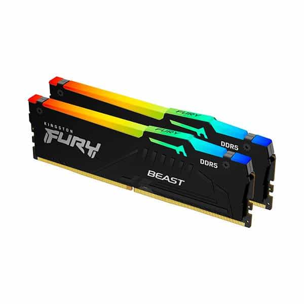 Kingston Fury Beast RGB 16GB 2x8GB DDR5 4800MHZ CL38  RAM