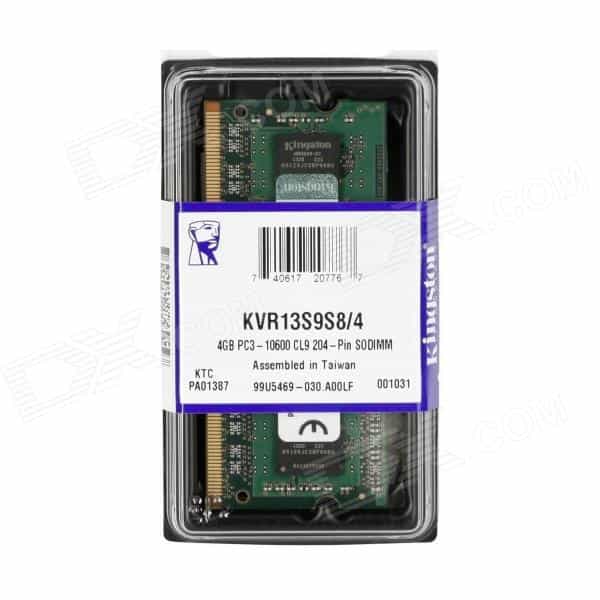 Kingston ValueRAM DDR3 1333MHz 4GB SODIMM   Memoria RAM