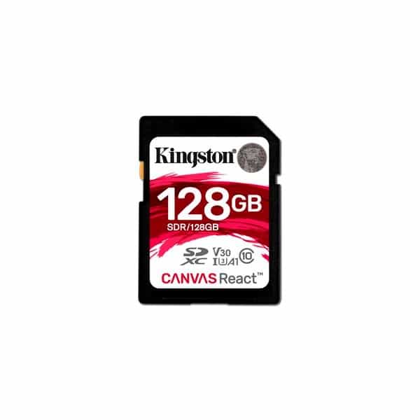Kingston Canvas React SDXC 128GB  Memoria Flash