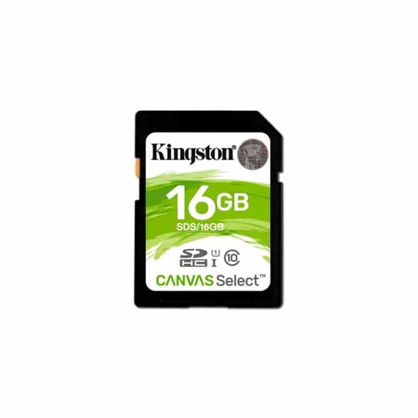 Kingston Canvas Select SDHC 16GB  Memoria Flash