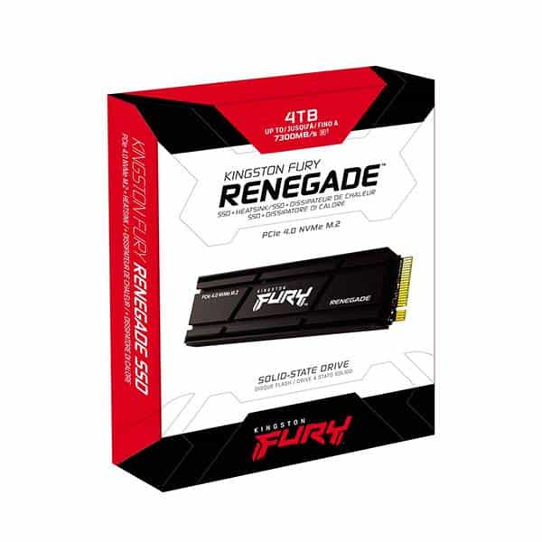 Kingston Fury Renegade PCIe 40 NVMe M2 4TB con dispador  SSD
