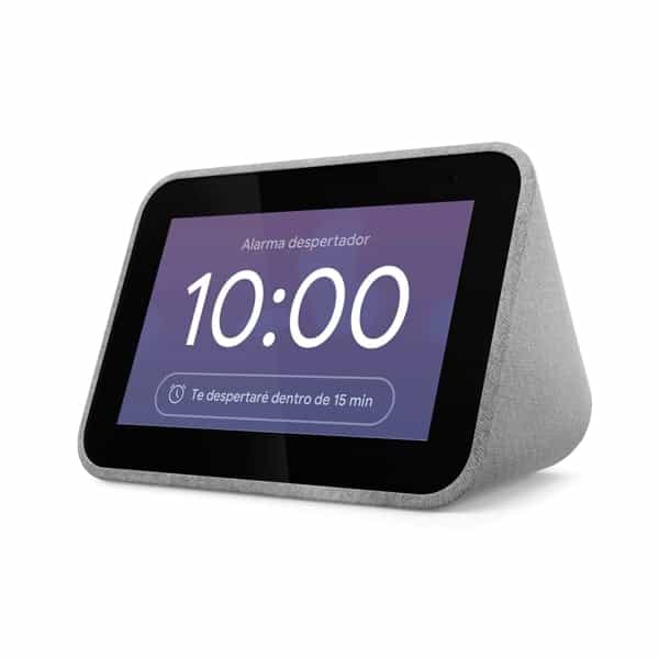 Lenovo Smart Clock  Inteligente con Asistente de Google  Reloj Despertador
