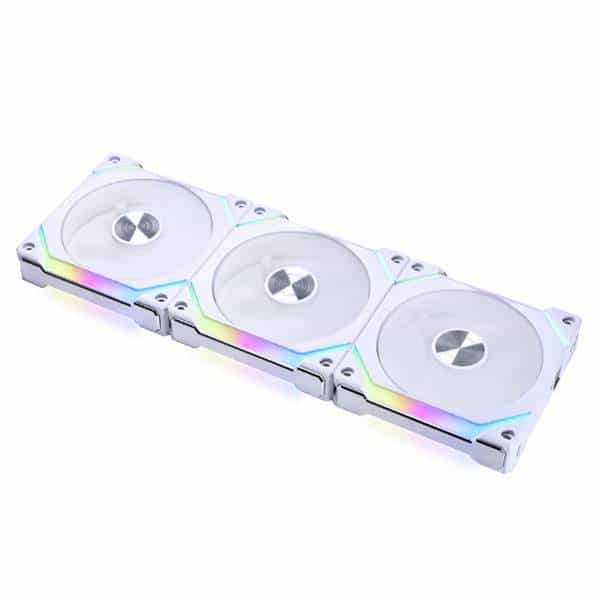 Lian Li UNI FAN SL120 V2 ARGB 120mm White pack de 3 unidades  Ventilador