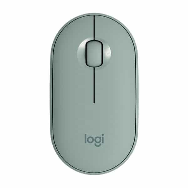 Logitech Pebble M350 Óptico Bluetooth Eucalipto  Ratón