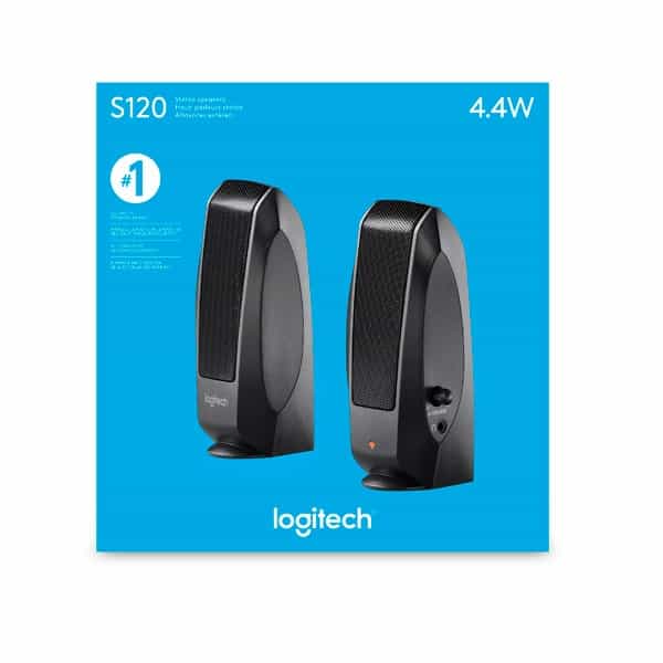 Logitech S 120 Altavoces para PC negro