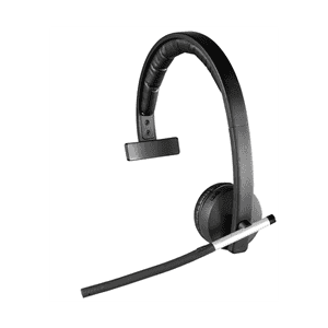 Logitech Auriculares Mono Inalámbricos con Micrófono H820E Negro USB