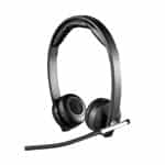 Logitech Auriculares Estereo Dual Inalámbricos con Micrófono H820E Negro USB
