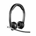 Logitech Auriculares Estereo Dual Inalámbricos con Micrófono H820E Negro USB