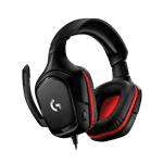 Logitech G332 Negro  Rojo Gaming  Auriculares